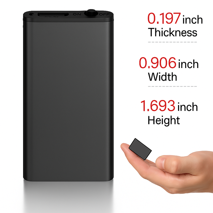 BowLift | Compact HD Voice Recorder & MP3 Player