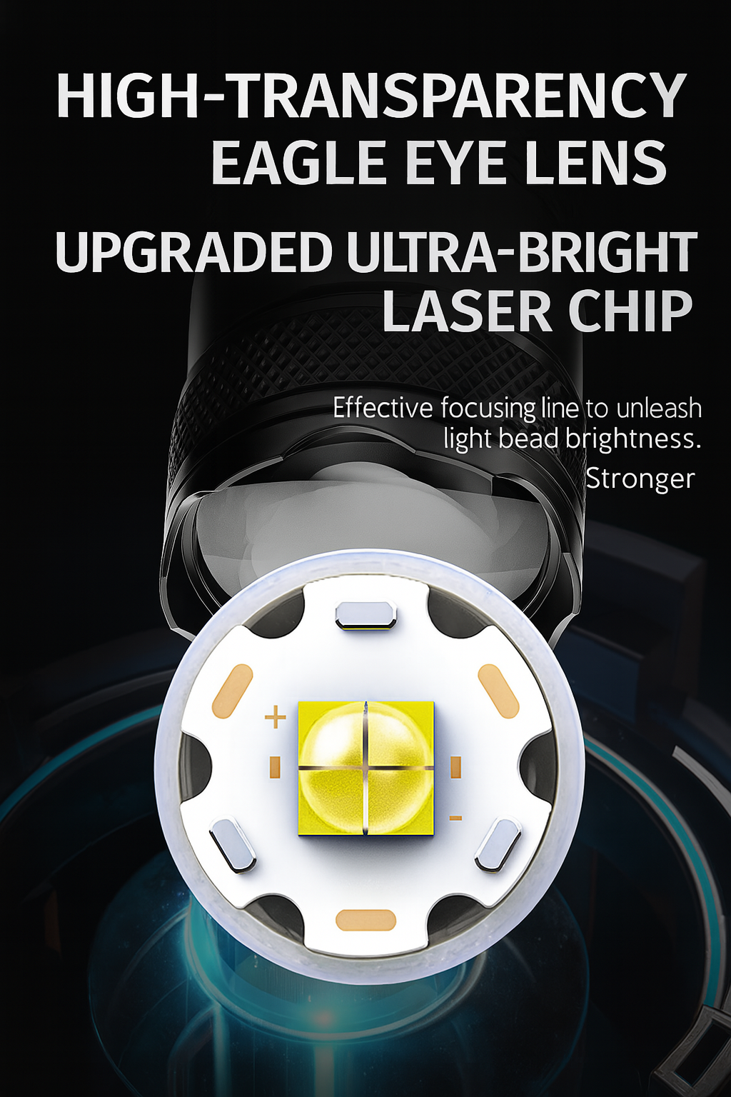 BowLift | LED Torch with Zoomable Beam and Power Bank