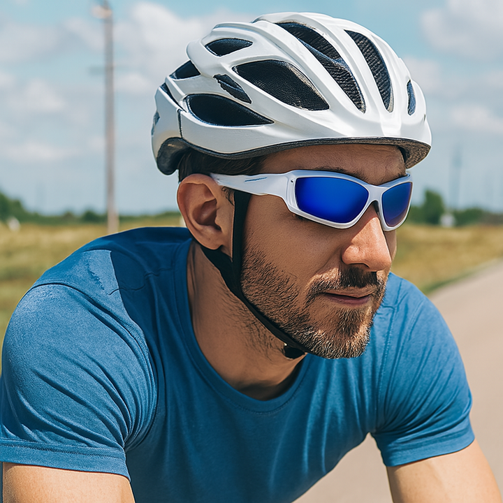 BowLift | UV400 Polarized Sport Sunglasses for Running, Cycling, Fishing, and Outdoor Performance with Protective Case, Unisex