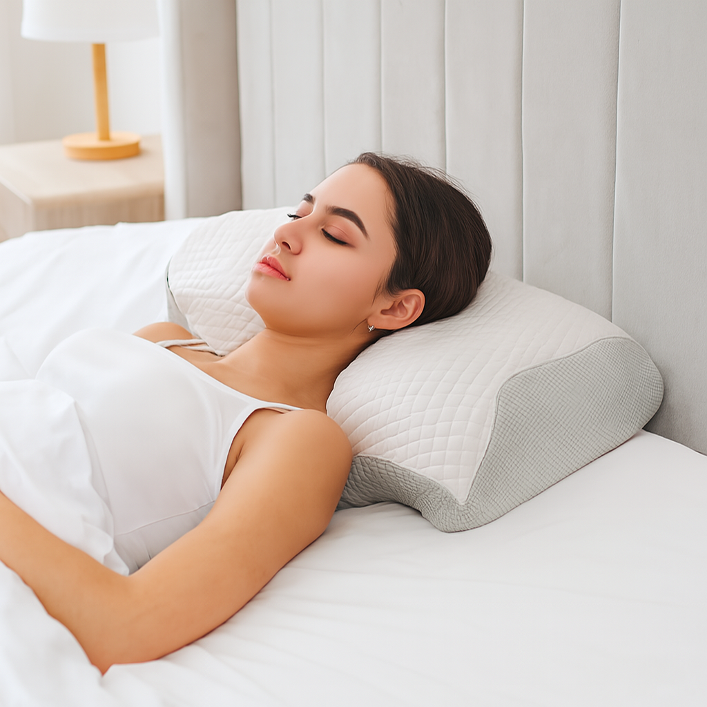 BowLift | Orthopedic Memory Foam Pillow Neck Shoulder Support