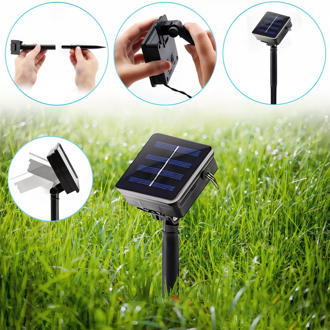 BowLift | LuxeLumen Garden Flower | Elegant solar-powered lighting for an enchanting garden
