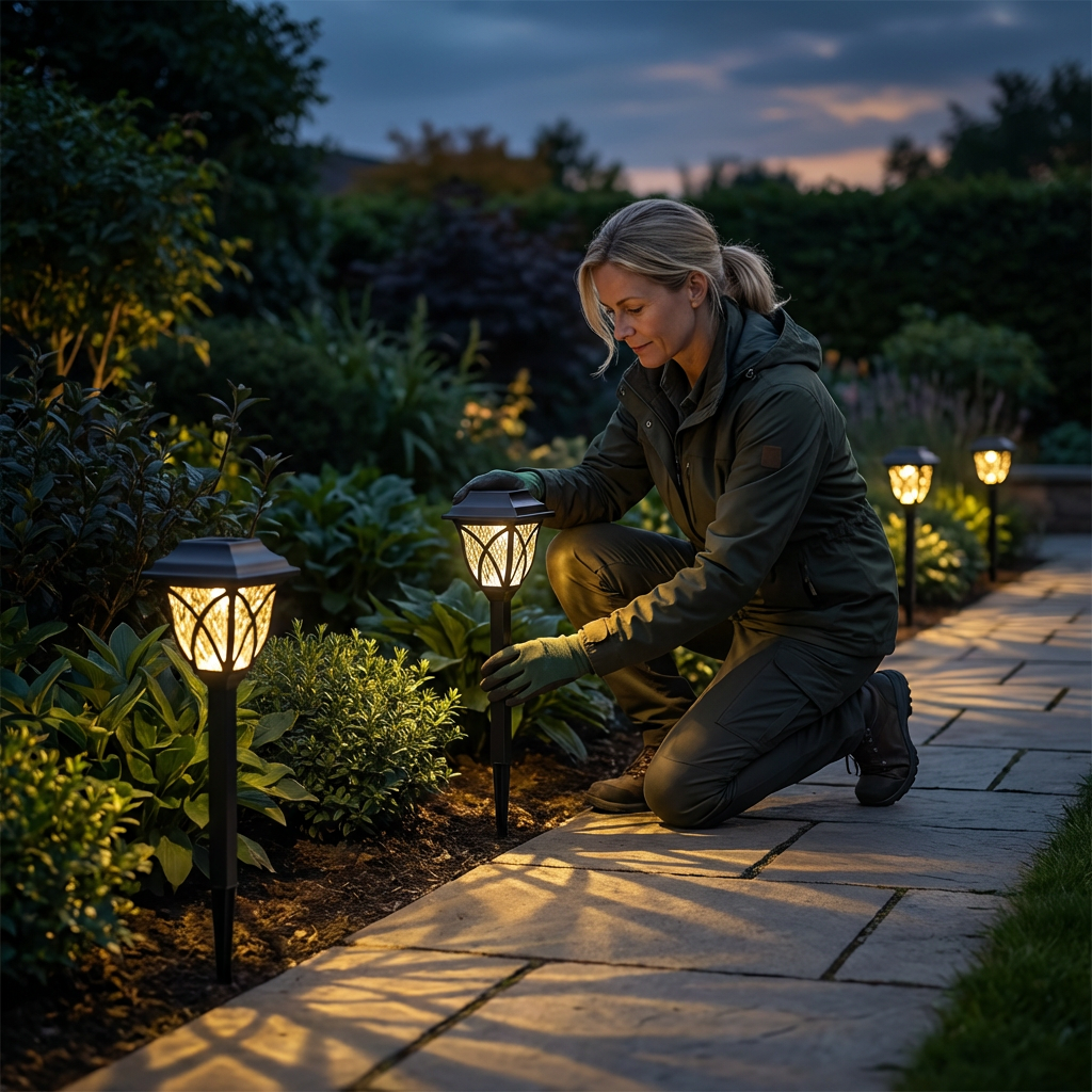 LumaPath Solar Light for Garden Paths | Bowlift