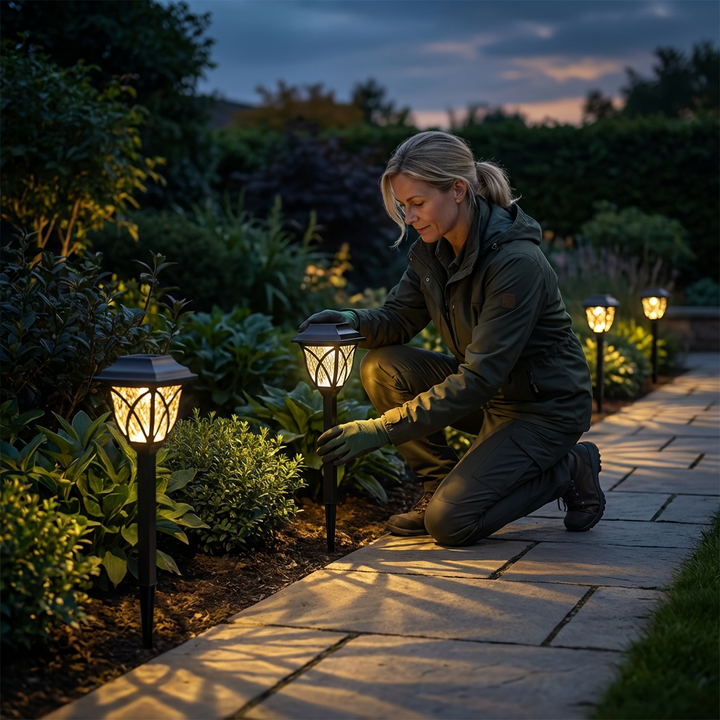 LumaPath Solar Light for Garden Paths | Bowlift