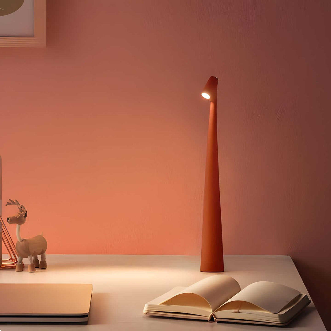 LunaSlim – Elegant Wireless Table Lamp with Adjustable Lighting Bowlift