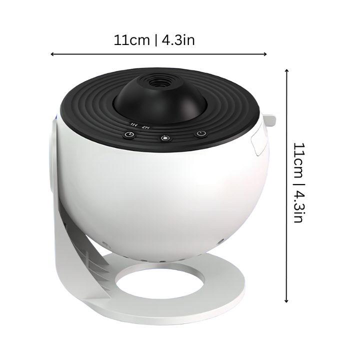 BowLift | CosmoView 4K Galaxy Projector – Rotating Star Sky Projector with 12 Cosmic Scenes