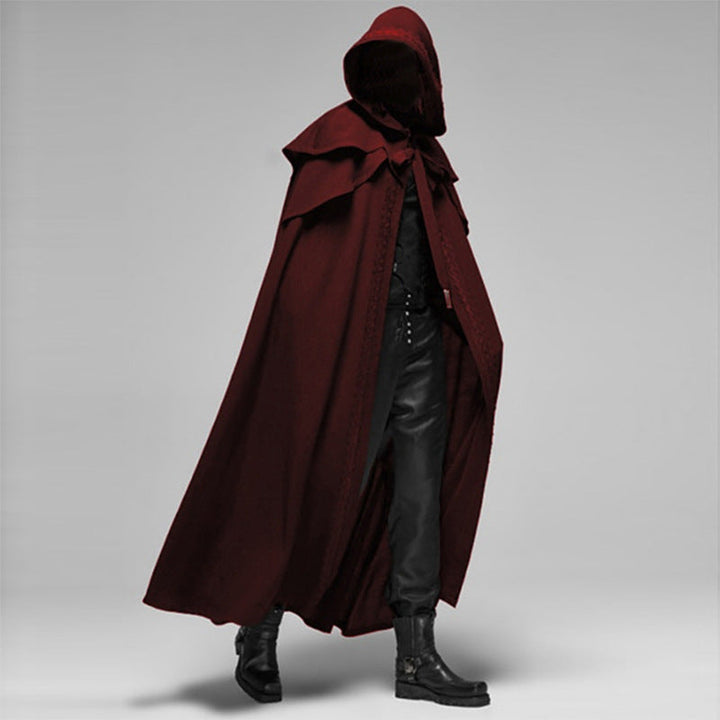 BowLift | Unisex Hooded Cloak | Gothic Velvet Cape | Black
