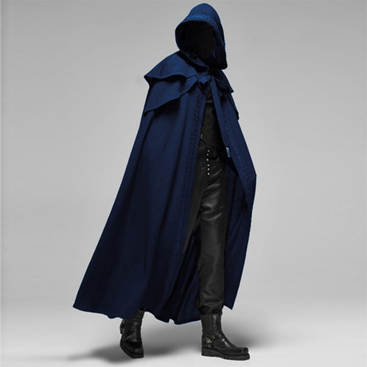 BowLift | Unisex Hooded Cloak | Gothic Velvet Cape | Black