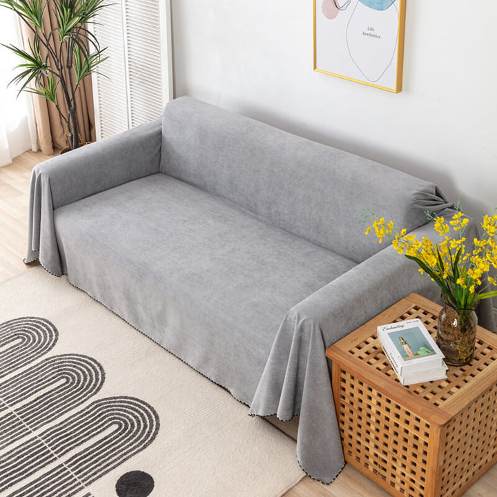Water-repellent Couchora furniture cover – Durable cord blanket for sofa and chair | Bowlift