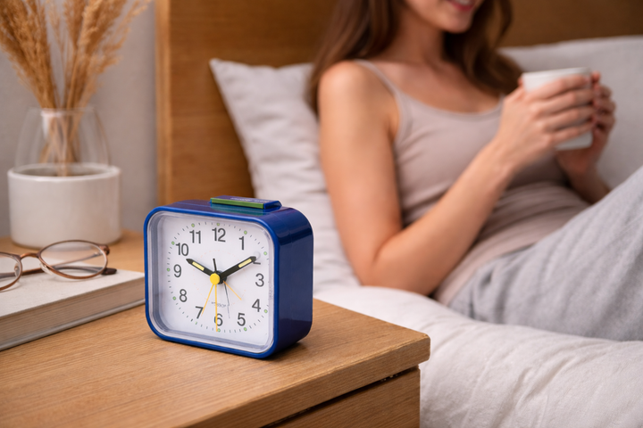 BowLift | Silent & Peaceful Alarm Clock – Non-Ticking, Gentle Wake-Up Light, Snooze Function
