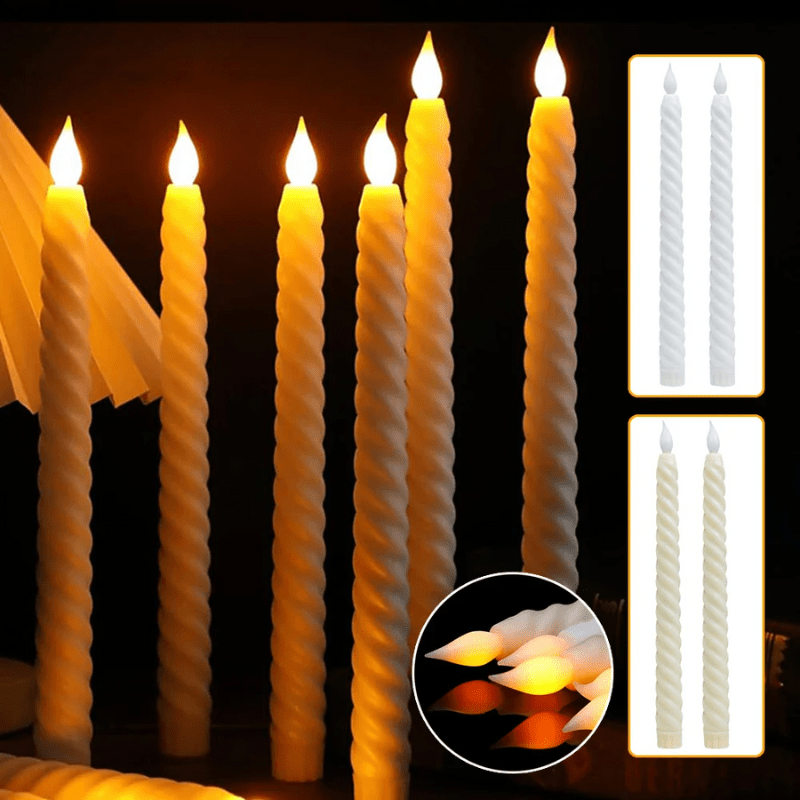 BowLift | GlowFlame - 3D Effect LED Christmas Candles