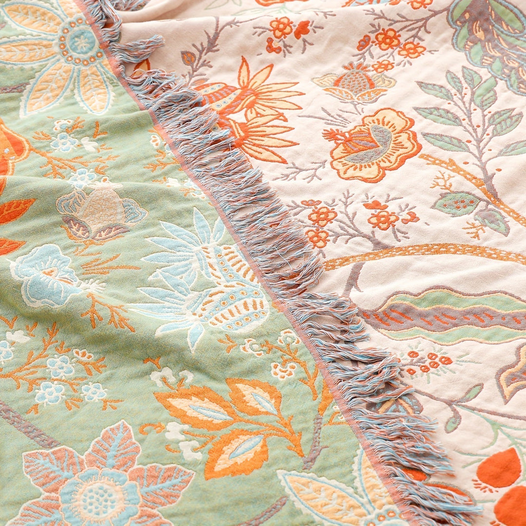 BowLift | ThreadHaven - Boho Tassel Throw
