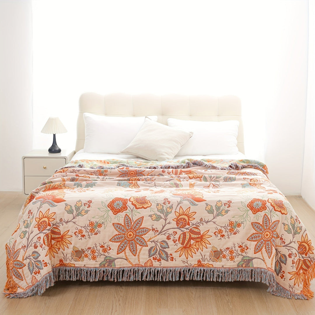 BowLift | ThreadHaven - Boho Tassel Throw