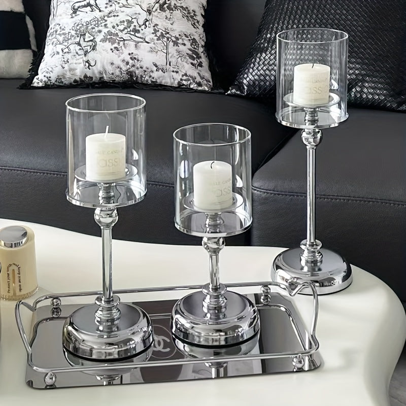 BowLift | NuptialGlow - Retro Luxe Candleholder Set for Weddings