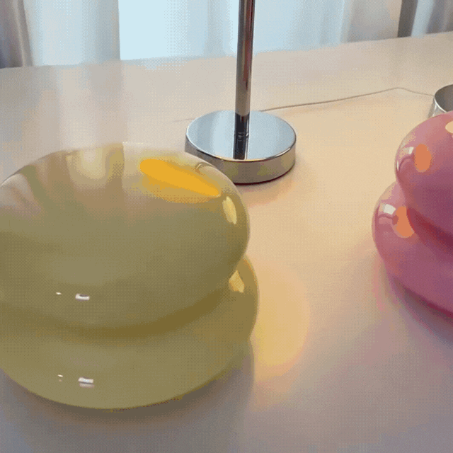 BowLift | GlamoraLite - Elegant Glass Table Lamp for Your Interior