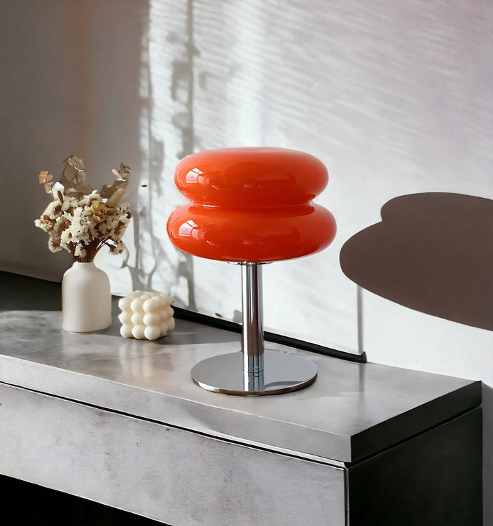 BowLift | GlamoraLite - Elegant Glass Table Lamp for Your Interior
