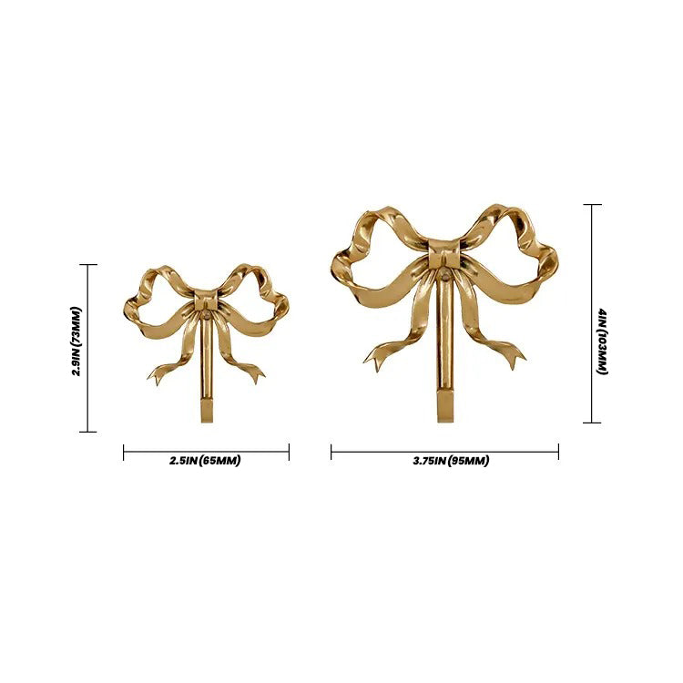 BowLift | Coquette Brass Arch Wall Hooks