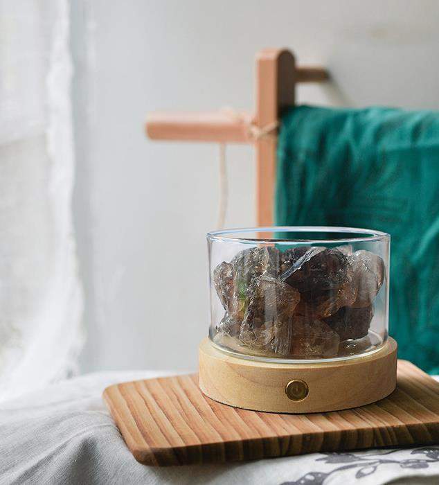 Crystal Stone Essential Oil Diffuser Bowlift