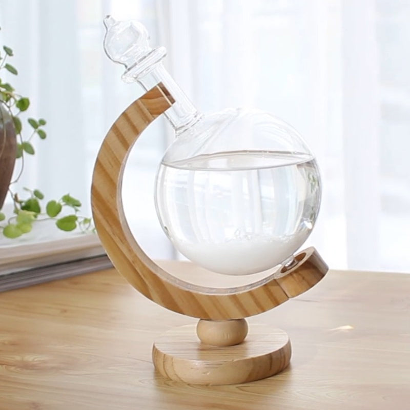 Crystal Earth Weather Bottle Decoration | Bowlift