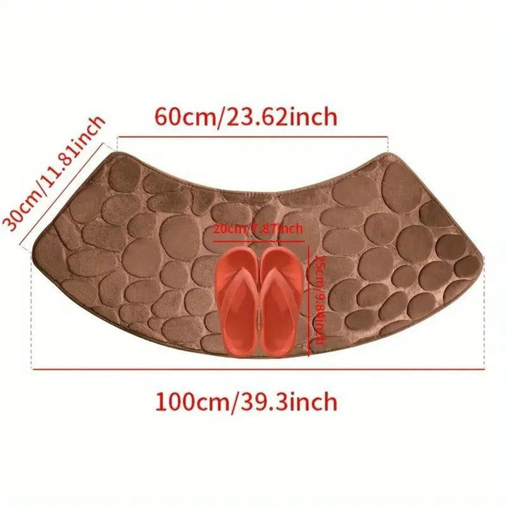 BowLift | Bath mat with curved design for comfort & safety