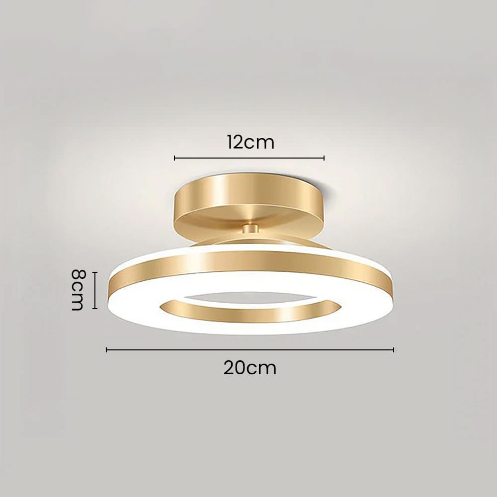 BowLift | ZAYNO Black LED Ceiling Light – Modern Flush Mount