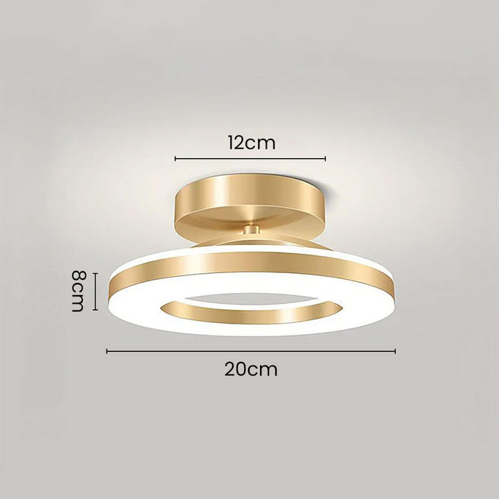 BowLift | ZAYNO Black LED Ceiling Light – Modern Flush Mount