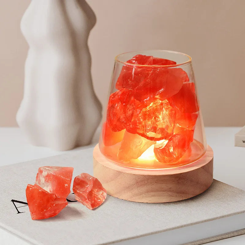 BowLift | Himalaya Salt Lamp - Crystal Night Light & Essential Oil Diffuser