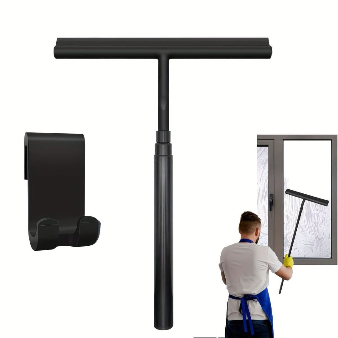 BowLift | Telescopic Shower Squeegee with Silicone Lip for Streak-Free Cleaning without Bending