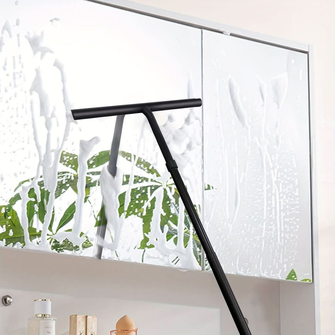 BowLift | Telescopic Shower Squeegee with Silicone Lip for Streak-Free Cleaning without Bending