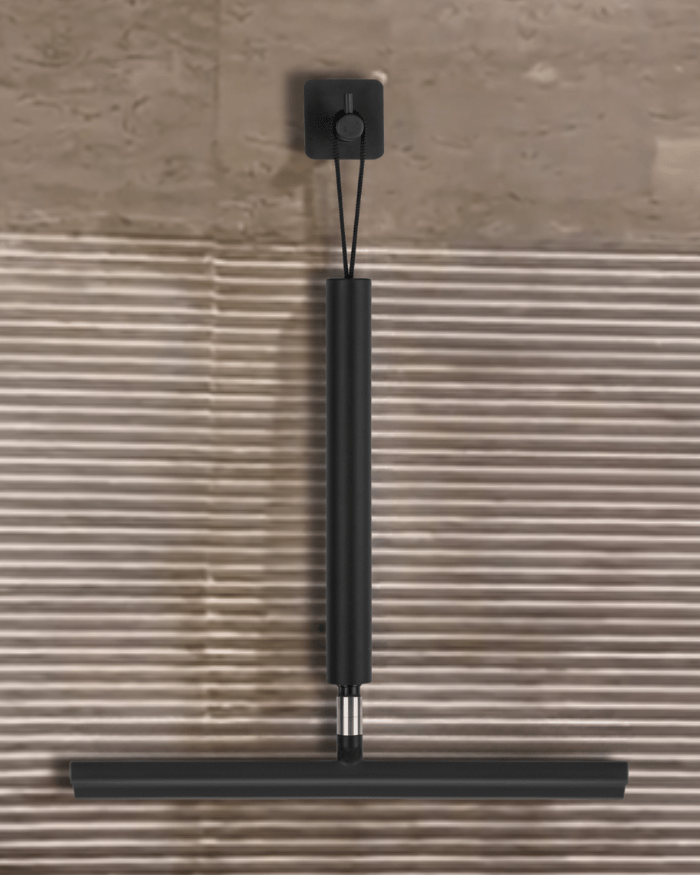 BowLift | Telescopic Shower Squeegee with Silicone Lip for Streak-Free Cleaning without Bending