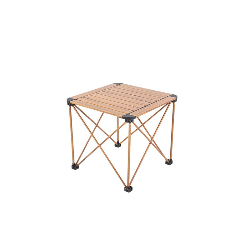Modern Simplicity Square Rectangle Aluminum Iron Outdoor Foldable Camping Coffee Table 1-Tier For Garden | Bowlift