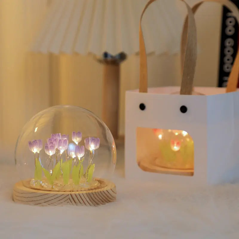 BowLift | DIY Glass Tulip Globe Lamp