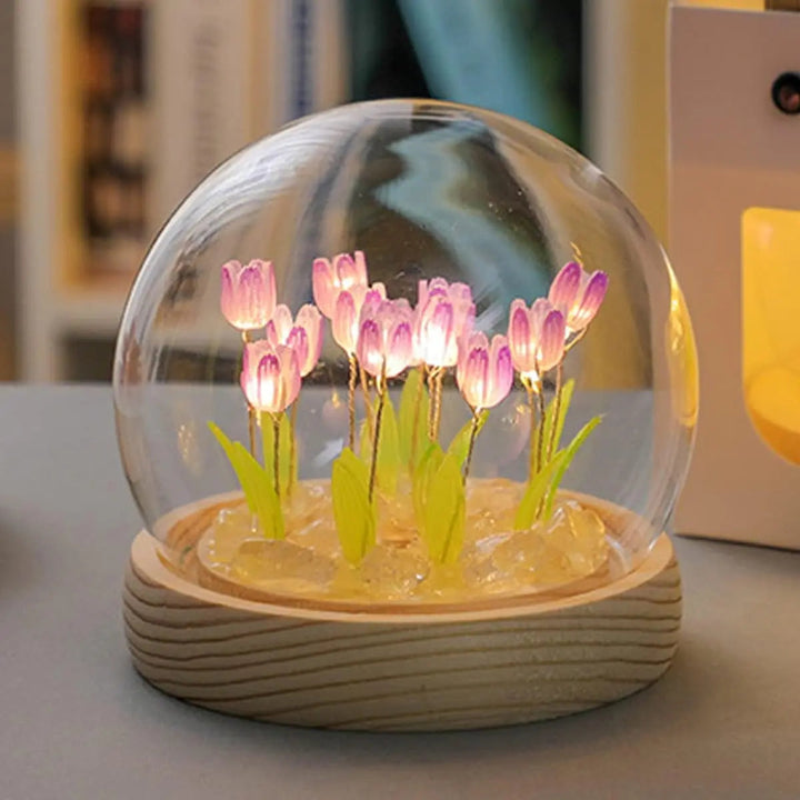 BowLift | DIY Glass Tulip Globe Lamp