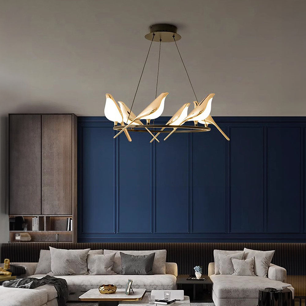 BowLift | BirdLume Light – Unique LED pendant lamp with bird design