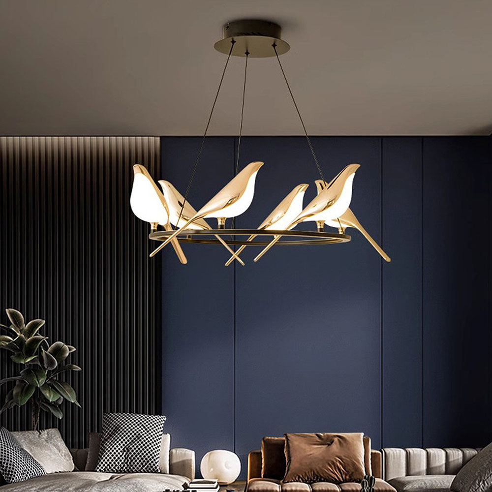 BowLift | BirdLume Light – Unique LED pendant lamp with bird design