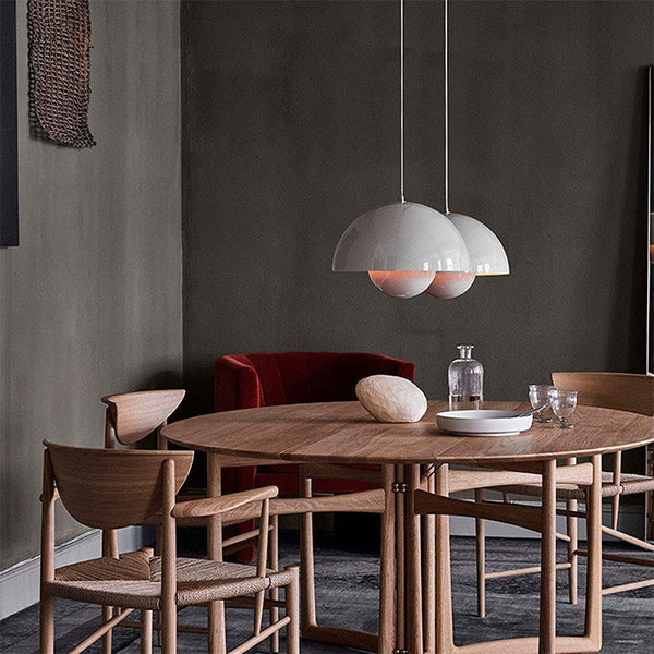 BowLift | Modern Pendant Lamp with Plant Accent and Aurora Effect