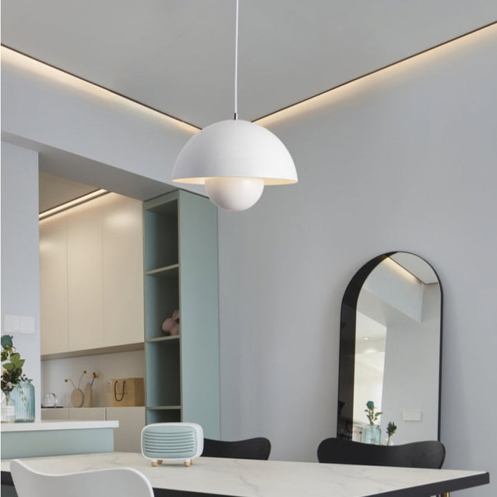 BowLift | AuroraBloom™ – Hanging Flower Pot Lamp for the Bedroom