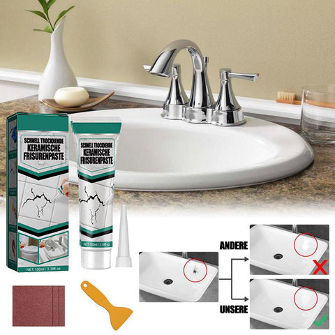 Quick-Drying Ceramic Repair Paste | Bowlift