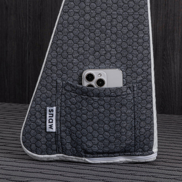 BowLift | Inclined Reflux Wedge Support Pillow | Memory Foam, Hypoallergenic & Ideal for Back and Side Sleepers
