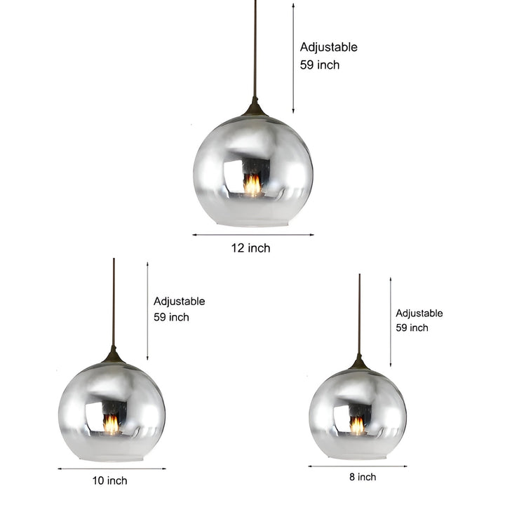 Industrial Glass Pendant Light with LED – Modern & Decorative | Ideal for Kitchens, Dining Rooms & Bars | Bowlift
