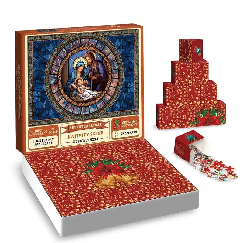 BowLift | Christmas Advent Calendar Puzzle Game 1000 Pieces