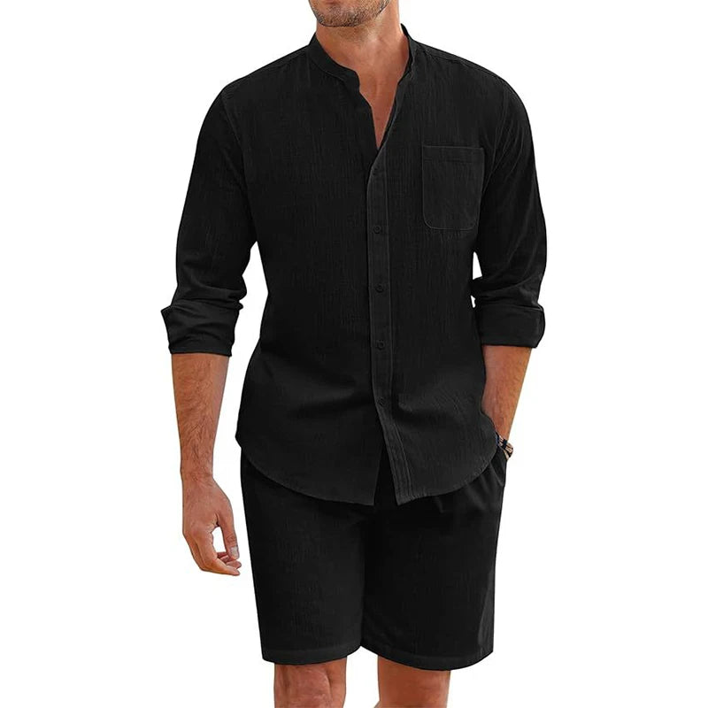 BowLift | Everyday Elegance: Men's Outfit Made of Cotton-Linen for Comfort & Style
