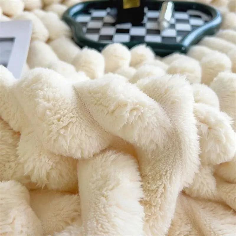 BowLift | Soft Textured Blanket for Bed and Sofa Comfort