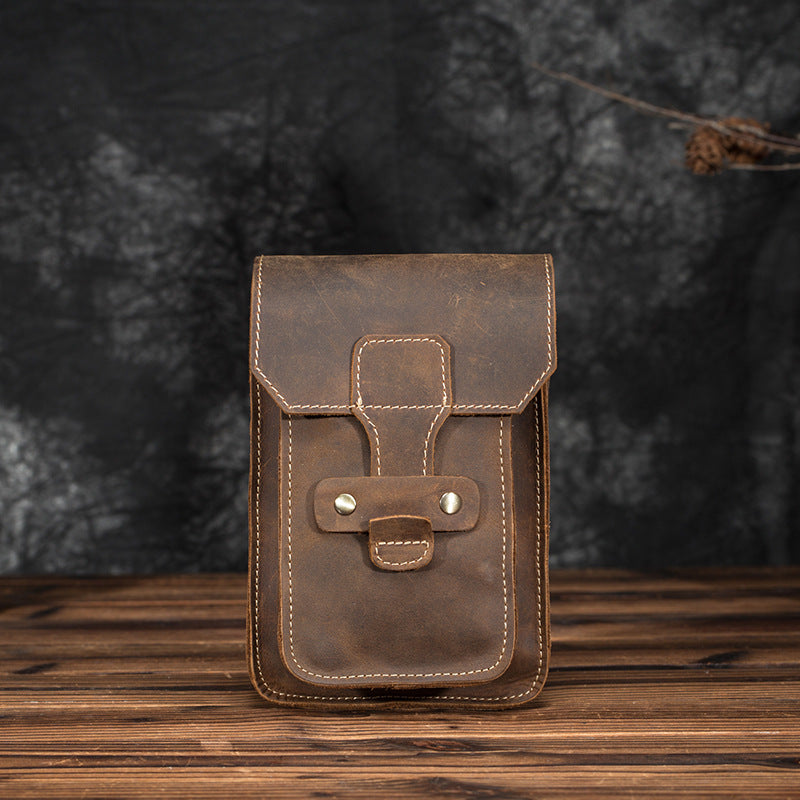 BowLift | Elegant Leather Hip Pouch for Men
