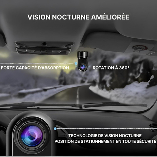 Smart Dashcam with AI, GPS & Voice Control – For Complete Parking and Driving Safety | Bowlift