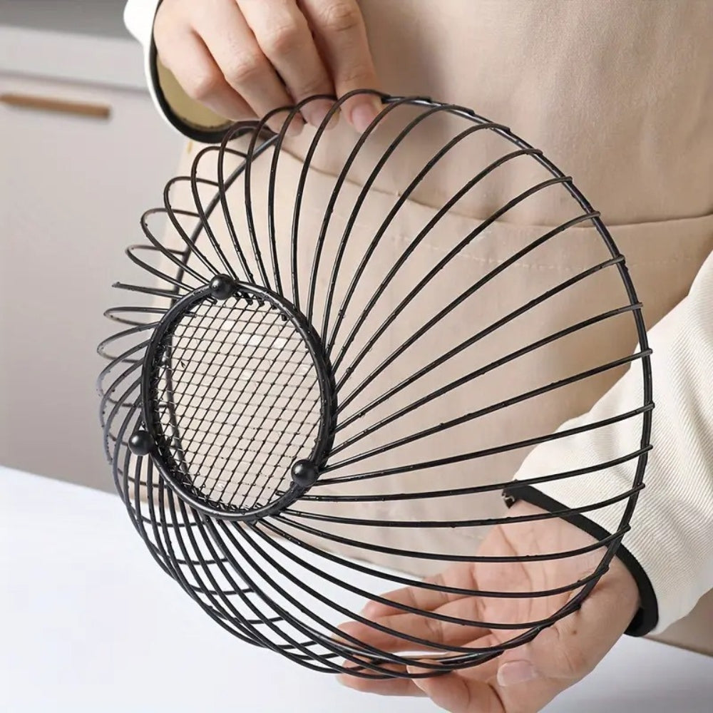 BowLift | Decorative Round Iron Fruit Tray