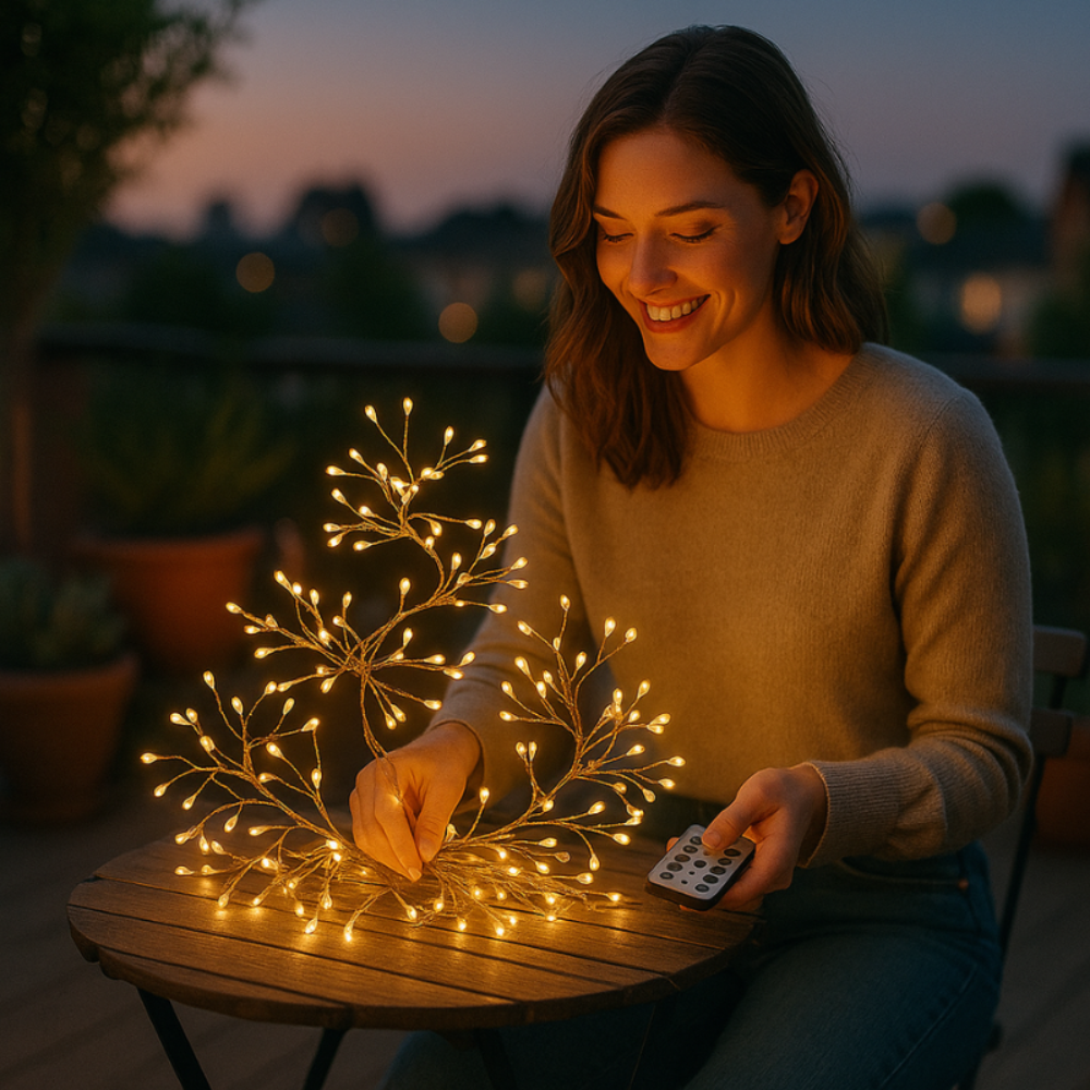 BowLift | Decorative Fairy LED Lights with Remote, Flexible Copper Wire, Indoor and Outdoor, Warm White, 5m/10m/20m