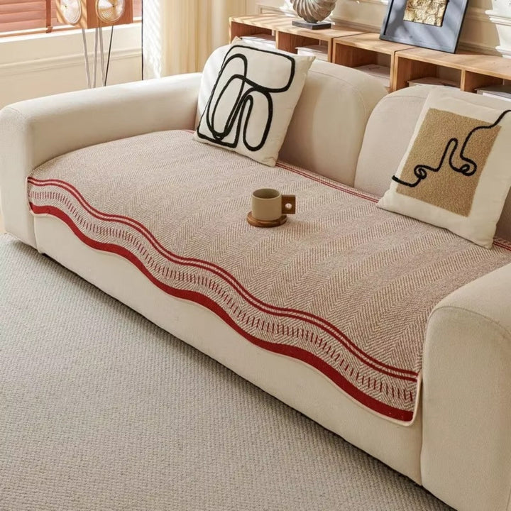 BowLift | Modern Wave Anti-Slip Sofa Cover