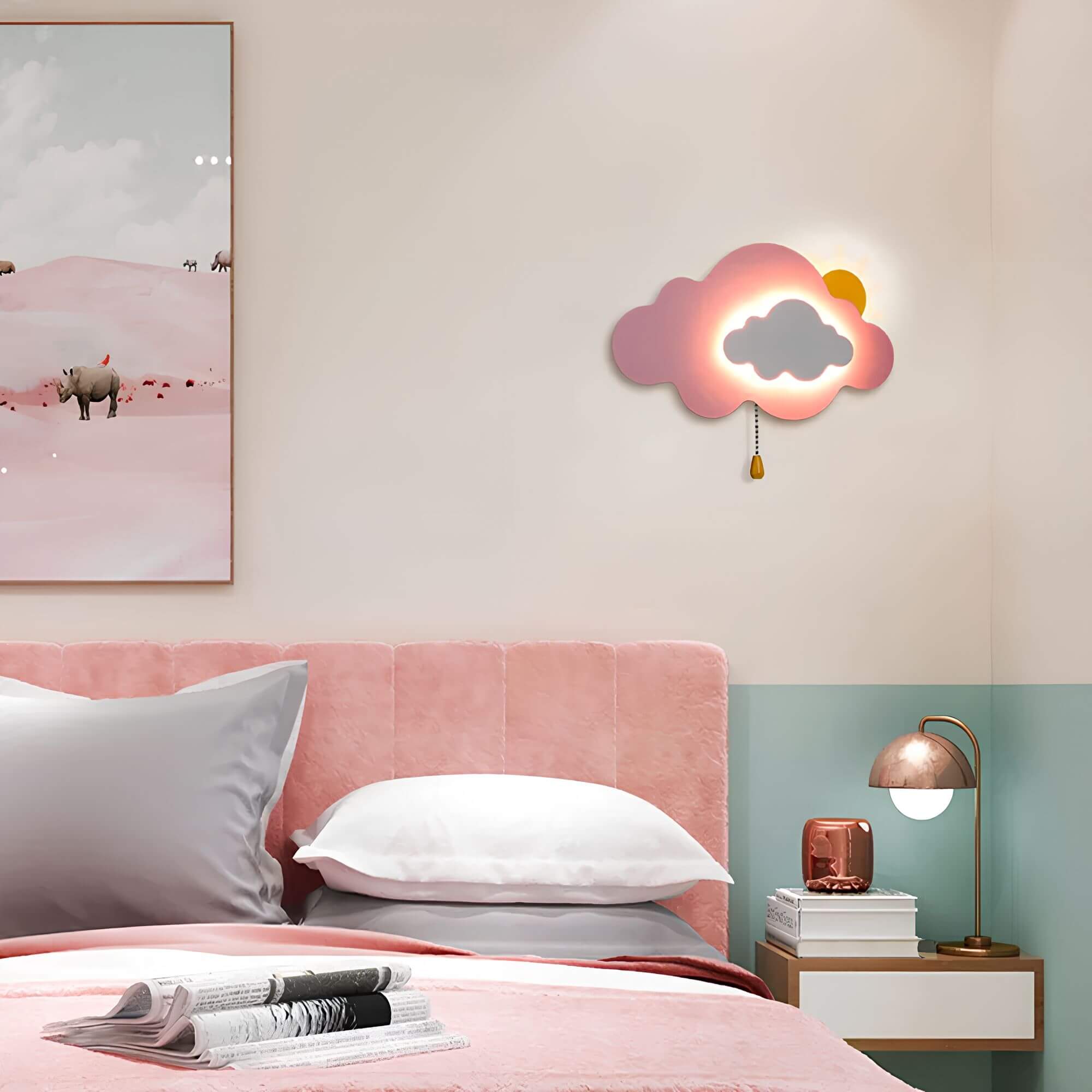 BowLift | Frendorf - Children's room wall lamp, Playful design