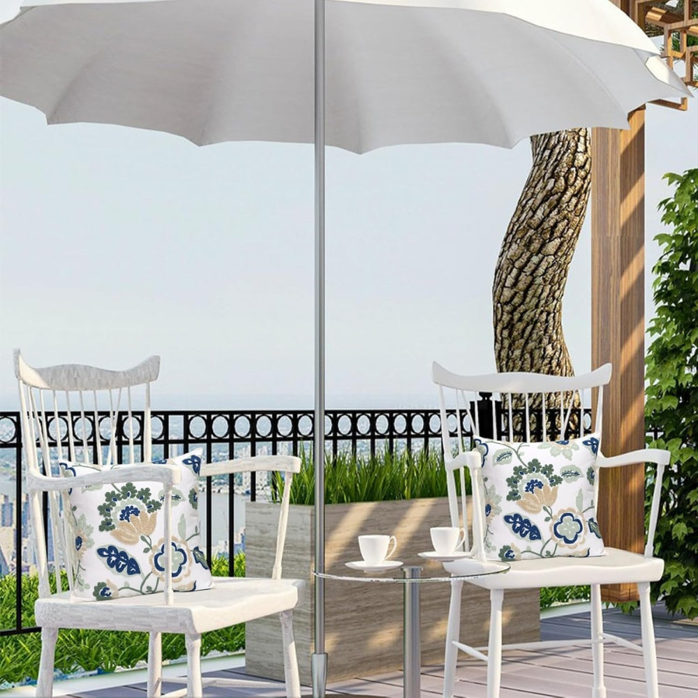 BowLift | Denza Farmhouse Floral Tufted Cushion Cover