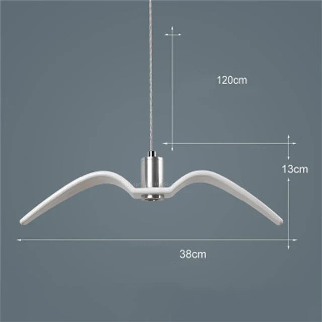 Modern Designer Bird Light – Creative Pendant Light for Living Room or Dining Room | Bowlift